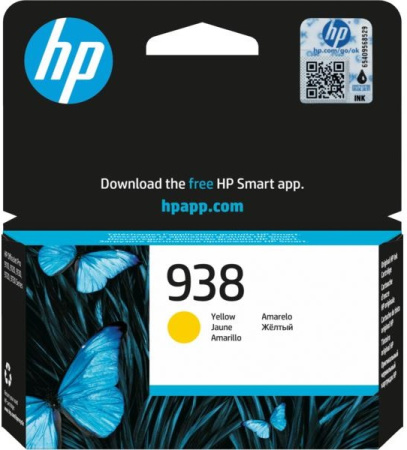 HP Картридж No.938 OfficeJet Pro 9110b/9120/9120b/9130/9130b/9700/9700e Yellow (800 стор) - фото 1