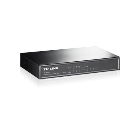 Комутатор TP-LINK TL-SF1008P 8xFE (8xPoE), 65Вт, Некерований - фото 4