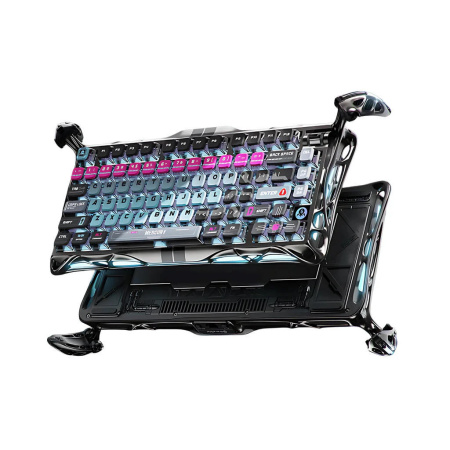 Клавіатура магнітна GravaStar Mercury V75 Pro 80keys, Magnetic Jade Gaming, 8K, USB-A, RGB, Cyberpunk - фото 14