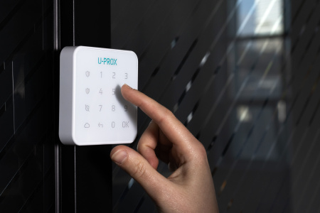 Бездротова сенсорна клавіатура U-Prox Keypad G1 White, 1 група, бездротовий, білий - фото 3