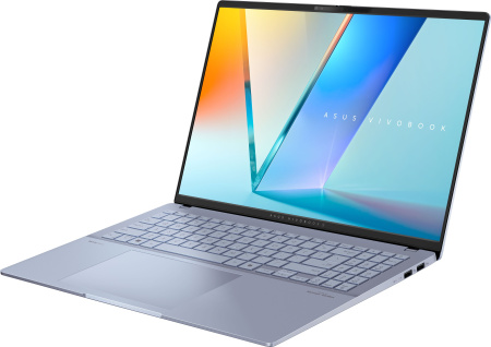 ASUS Ноутбук Vivobook S 16 S5606CA-RI142W 16" 3K OLED, Intel Ultra 7 255H, 32GB, F1TB, UMA, Win11, Блакитний - фото 5