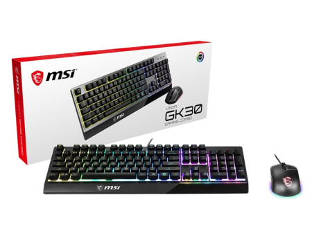 MSI Комплект клавіатура та миша Vigor GK30 COMBO UA USB, EN/UKR/RU, RGB - фото 5 MSI Комплект клавіатура та миша Vigor GK30 COMBO UA USB, EN/UKR/RU, RGB - фото 5