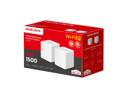Система WiFi-Mesh MERCUSYS Halo H60X AX1500, 3xGE LAN/WAN, 2мод - фото 9