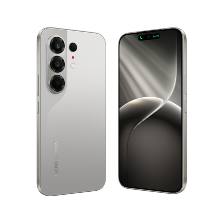 Смартфон TECNO Camon 50 (CN5) 6.78" 8/256ГБ, 2SIM, 6500мА•год, Nebula Titanium - фото 10