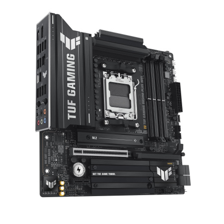 Материнcька плата ASUS TUF GAMING B850M-PLUS WIFI sAM5 B850 4xDDR5 M.2 HDMI DP Wi-Fi BT mATX - фото 5
