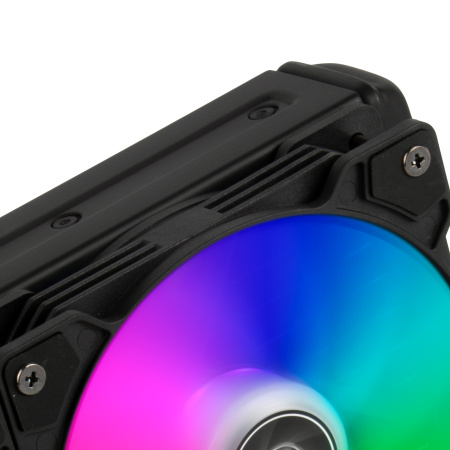 Система рідинного оxолодження SilverStone Icegem 240P-ARGB, LGA2066, 2011, 1366, 115x, 1366, TRX4TR4, AM4, AM3, AM3+, AM2, AM2+, FM1, FM2, TDP280W, чорний - фото 12