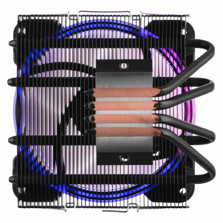 2E Gaming Процесорний кулер Air Cool AC120T4-ARGB, LGA1851, 1700, 1200, 115x, 1366, AM5, AM4, AM3, AM3+, 4pin PWM, 3pin +5VARGB, TDP 130W - фото 11