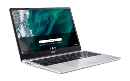 Ноутбук Acer Chromebook CB315-4HT 15" FHD IPS Touch, Intel C N4500, 8GB, F128GB, UMA, ChromeOS, сріблястий - фото 19