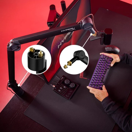 HyperX Тримач мікрофону Caster Mic, чорний - фото 8