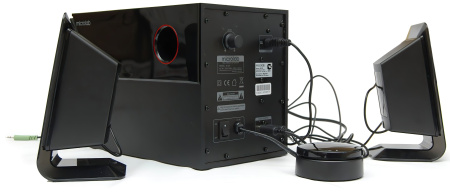 Microlab Акустична система M-200 2.1, 40W, mini-jack, чорний - фото 4