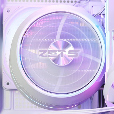 Процесорний кулер Zalman ZET5, ARGB LGA 1851, 1700, 1200, 115x, AM5, AM4,  4pin PWM, 3pin+5VARGB, TDP200W, білий - фото 14