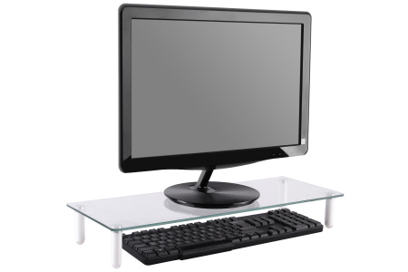 Підставка для монітора DIGITUS Universal glass monitor riser, до 20кг - фото 3