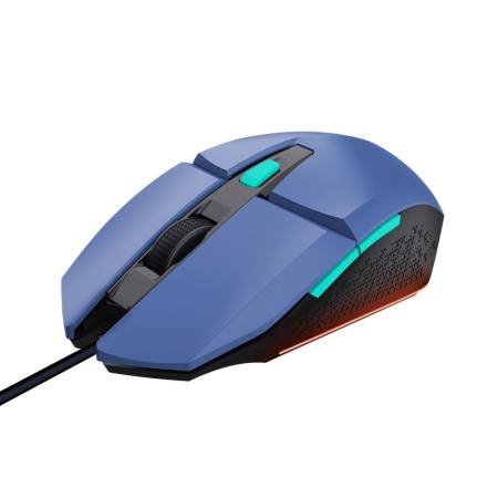 Миша Trust GXT 109 Felox, RGB, USB-A, синій - фото 5
