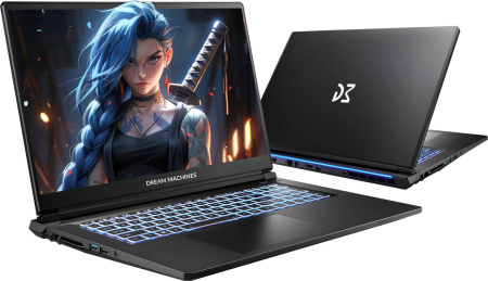 Ноутбук Dream Machines RG5050-17 17.3FHD IPS, Intel i9-14900HX, 16GB, F1TB, NVD5050-8, DOS, чорний - фото 4