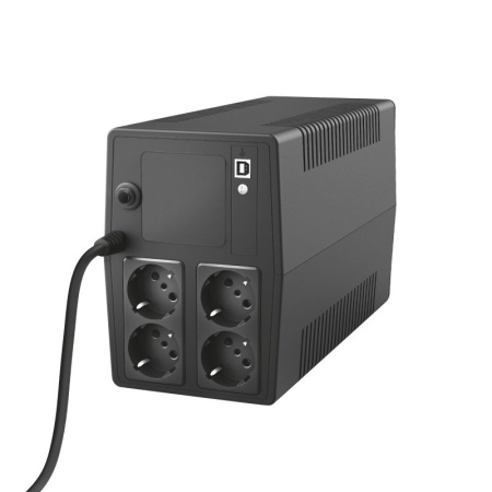 Джерело безперебійного живлення Trust Paxxon 1500VA UPS with 4 standard wall power outlets BLACK - фото 2