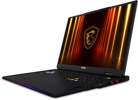 Ноутбук MSI Raider 18 HX AI A2XWIG-251UA 18" UHD+, Intel U9-285HX, 64GB, F2TB, NVD5080-16, W11, чорний - фото 3