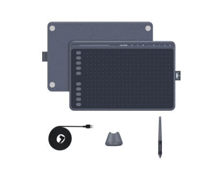 Графічний планшет Huion 10"x6.35" HS611, USB-C, сірий - фото 3