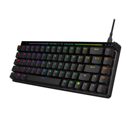 Клавіатура механічна ASUS ROG Falchion Ace HFX, 68key, HFX Magnetic Switches, USB-A, EN/UK, RGB, чорний - фото 4