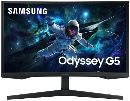 Монітор Samsung 27" Odyssey G55C 2xHDMI, DP, VA, 2560x1440, 165Hz, 1ms, CURVED - фото 1