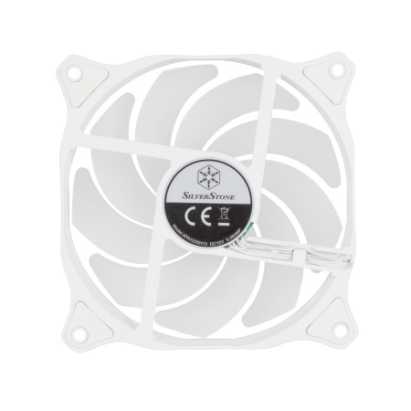 Корпусний вентилятор SilverStone Air Blazer 120RW-ARGB, 120мм, 600-2200rpm, 4pin PWM, 3pin +5VARGB, 7.4-35.6dBa, білий - фото 11