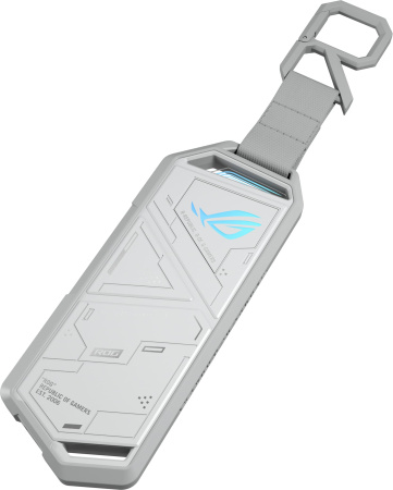 Портативний корпус ASUS для SSD ROG STRIX ARION ESD-S1C/WHT/G/AS PCIe NVMe M.2 2230/2242/2260/2280 USB Type-C 3.2 Gen 2x1 білий - фото 6