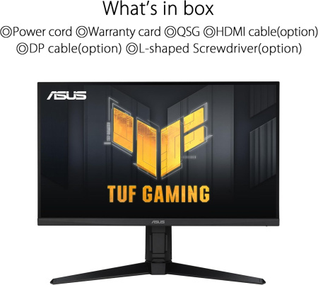 ASUS Монітор 27" TUF Gaming VG279QL3A 2xHDMI, DP, MM, IPS, 180Hz, 1ms, sRGB 125%, AdaptiveSync, Pivot, HDR400 - фото 7