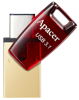 Flash Drive Apacer AH180 64GB (AP64GAH180R-1) Red