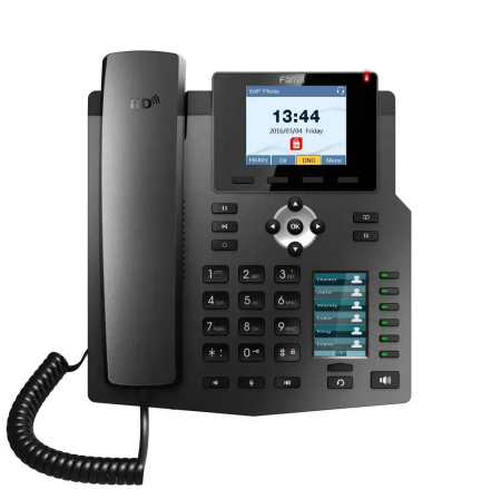 Телефон IP Fanvil X4 2xFE LAN, SIP, VPN, PoE, 2.8" кольоровий екран - фото 4