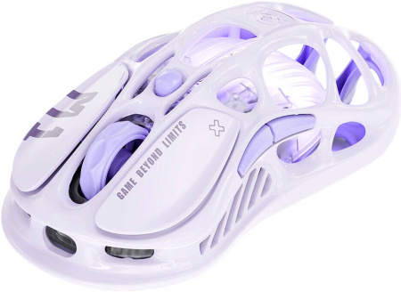 Миша GravaStar Mercury M1 Pro, magnesium alloy body, BT/WL/USB-A, RGB, Lavender Purple - фото 2