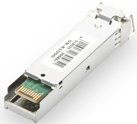 Модуль DIGITUS 1.25 Gbps SFP, 550m, MM, LC Duplex, 1000Base-SX, 850nm - фото 2