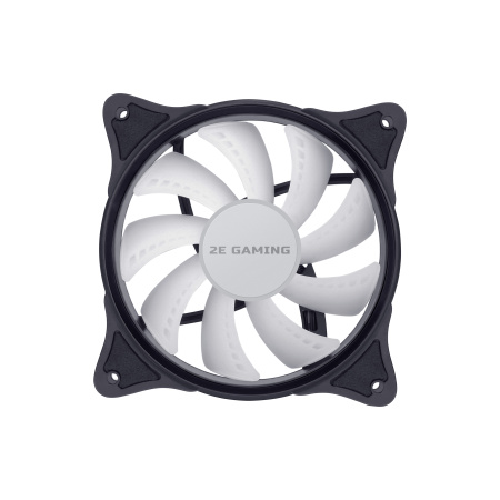 Корпусний вентилятор 2E GAMING F120IR-ARGB, 120мм, 1200rpm, 3pin, 3pin +5VARGB, 25.3dBa, чорний - фото 6