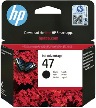 Картридж із друкуючою головкою струменевий HP No.47 DJ 4825/4826/4828/4829/4877/4927 Black Картридж із друкуючою головкою струменевий HP No.47 DJ 4825/4826/4828/4829/4877/4927 Black