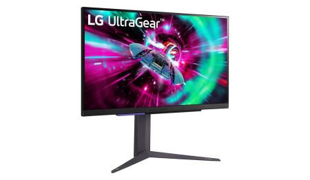 LG Монітор 27" 27GR93U-B 2xHDMI, DP, USB, Audio, IPS, 3840x2160, 144Hz, 1ms, DCI-P3 95%, G-SYNC, FreeSync, Pivot, HDR400 - фото 3