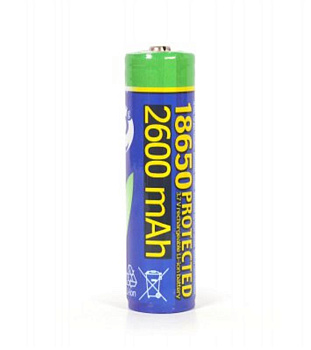 Аккумулятор EnerGenie 18650 Li-Ion 2600 mAh BL 1шт Аккумулятор EnerGenie 18650 Li-Ion 2600 mAh BL 1шт