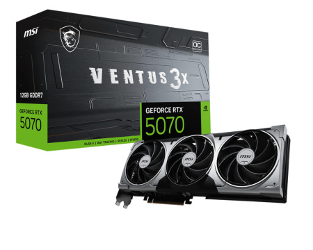 Відеокарта MSI GeForce RTX 5070 12GB GDDR7 VENTUS 3X OC - фото 6