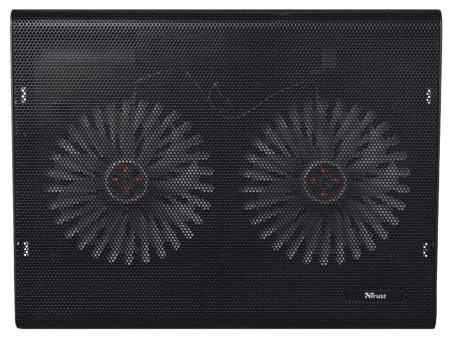 Підставка для ноутбука Trust Azul, до 17.3", 2xUSB-A, BLUE LED, чорний - фото 2