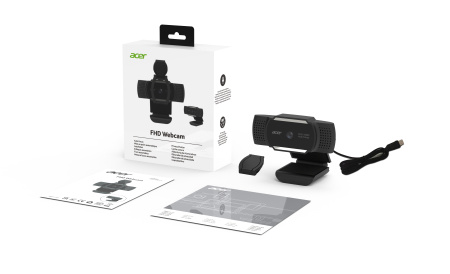 Вебкамера Acer FHD Webcam, чорний - фото 2