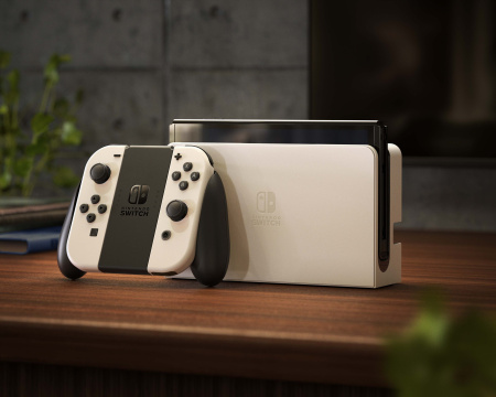 Ігрова консоль Nintendo Switch OLED (біла) - фото 2