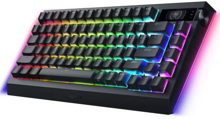 Клавіатура механічна Razer BlackWidow V4 Pro 75%, 81key, Mechanical Switches Gen-3, USB-A/WL/BT, EN, RGB, чорний - фото 4