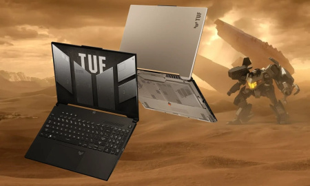 ASUS Ноутбук TUF A16 FA617NSR-N4127 16" QHD+ IPS, AMD R7-7435HS, 16GB, F512GB, AMD7600S-8, NoOS, Бежевий - фото 2