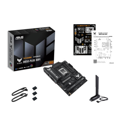 Материнcька плата ASUS TUF GAMING B850-PLUS WIFI sAM5 B850 4xDDR5 M.2 HDMI DP Wi-Fi BT ATX - фото 2