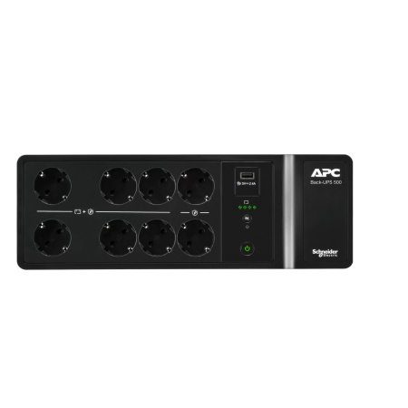 APC Джерело безперебійного живлення Back-UPS 550VA/300W, USB charging port, USB, 6+2 Schuko - фото 6