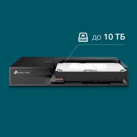 TP-Link IP-Відеорегістратор VIGI NVR1008H 8 каналів, 2xUSB, H265+, 1xHDD, до 10 ТБ - фото 4