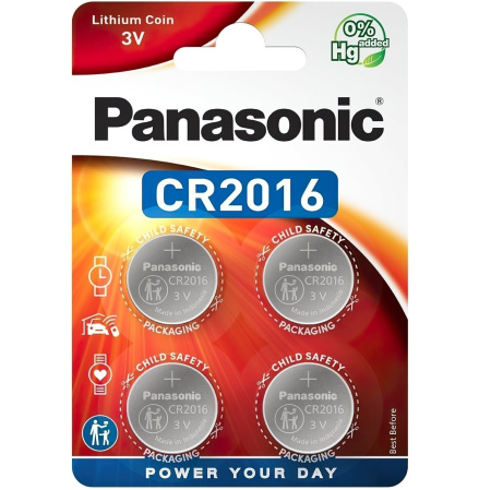 Батарейка Panasonic CR 2016 BL 4шт - фото 1 Батарейка Panasonic CR 2016 BL 4шт - фото 1