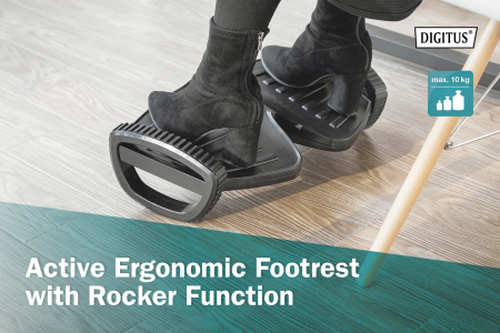 Digitus Підставка для ніг Active Ergonomic Footrest, чорна - фото 9