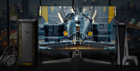 Монітор Asus 27" TUF Gaming VG27UQ1A 2xHDMI, DP, MM, IPS, 3840x2160, 160Hz, 1ms, DCI-P3 95%, AdaptiveSync, HDR10 - фото 7