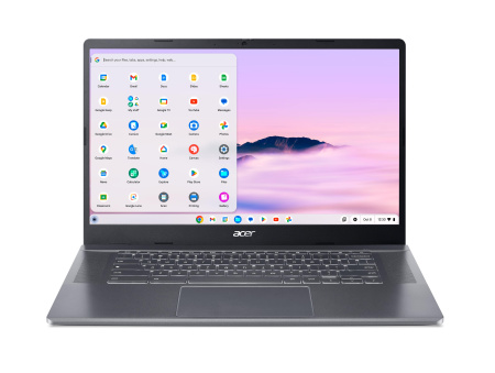 Acer Ноутбук Chromebook Plus CB515-2H 15" FHD IPS, Intel i5-1235U, 16GB, F512GB, UMA, ChromeOS, сірий - фото 14