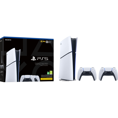 Ігрова консоль PlayStation 5 Slim Digital Edition (2 геймпади Dualsense) - фото 1