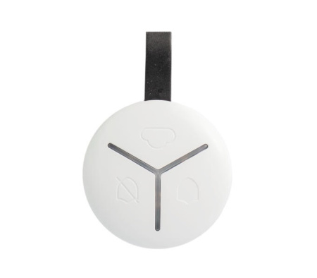 Брелок U-Prox Keyfob White, 3 кнопки, бездротовий, білий - фото 1