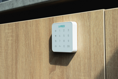 Бездротова сенсорна клавіатура U-Prox Keypad G1 White, 1 група, бездротовий, білий - фото 17